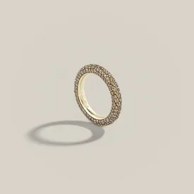 Brown Diamond Pavé Eternity Ring