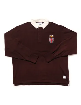 BROWN RUGBY SHIRT - BROWN