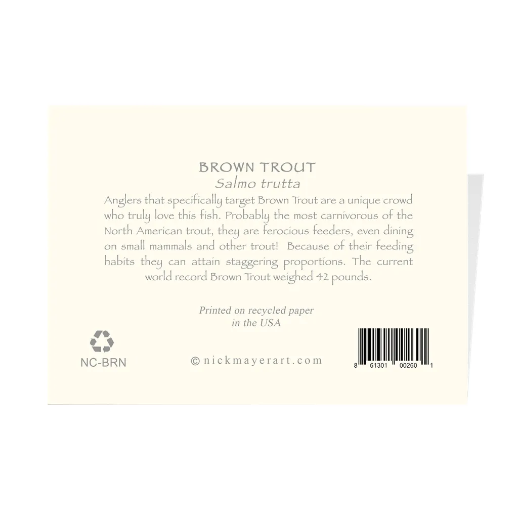 Brown Trout Notecards