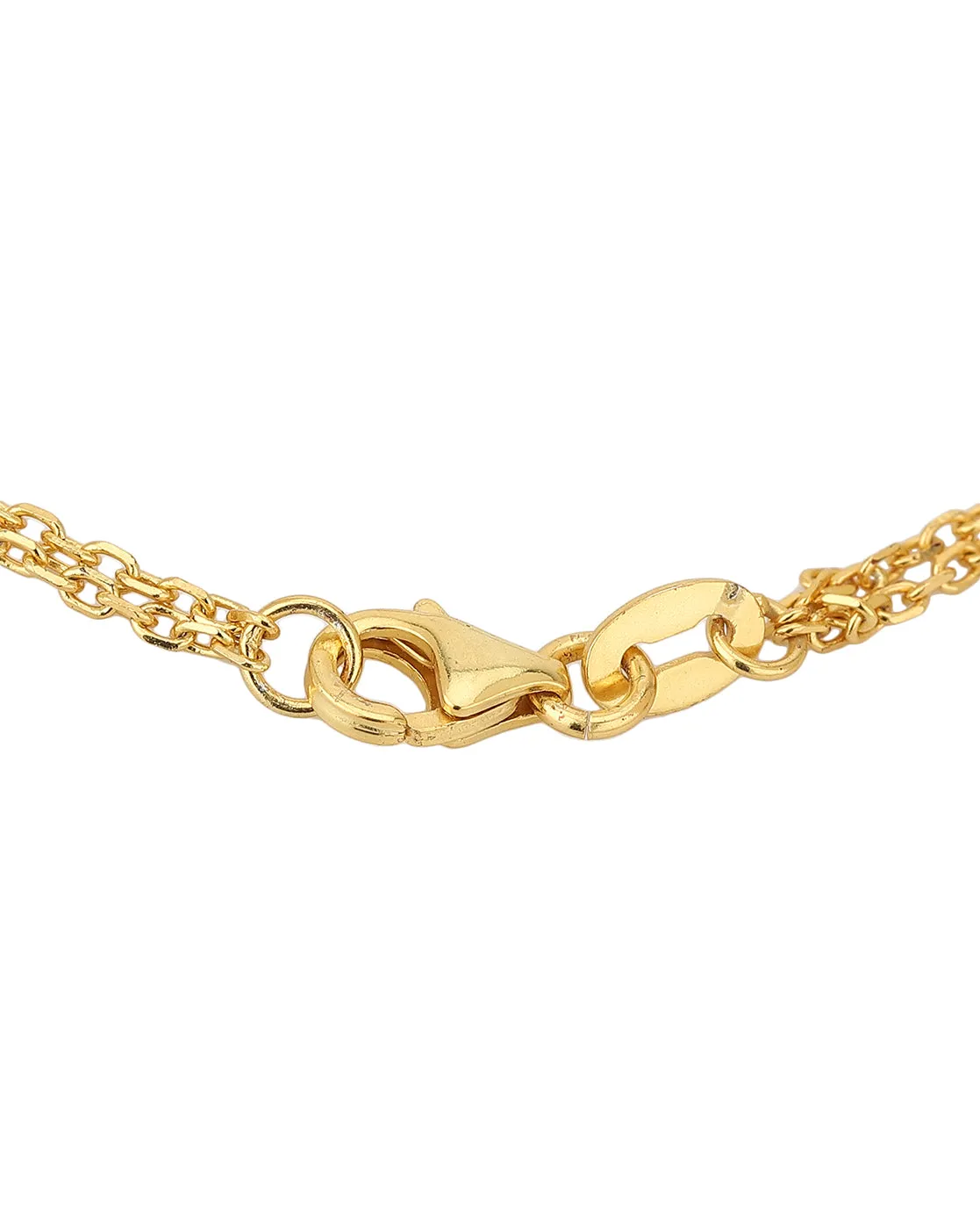 Carlton London Gold Plated With Pearls Bracelet For Women