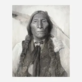 Chief Wolf Robe by David Frederick Riley