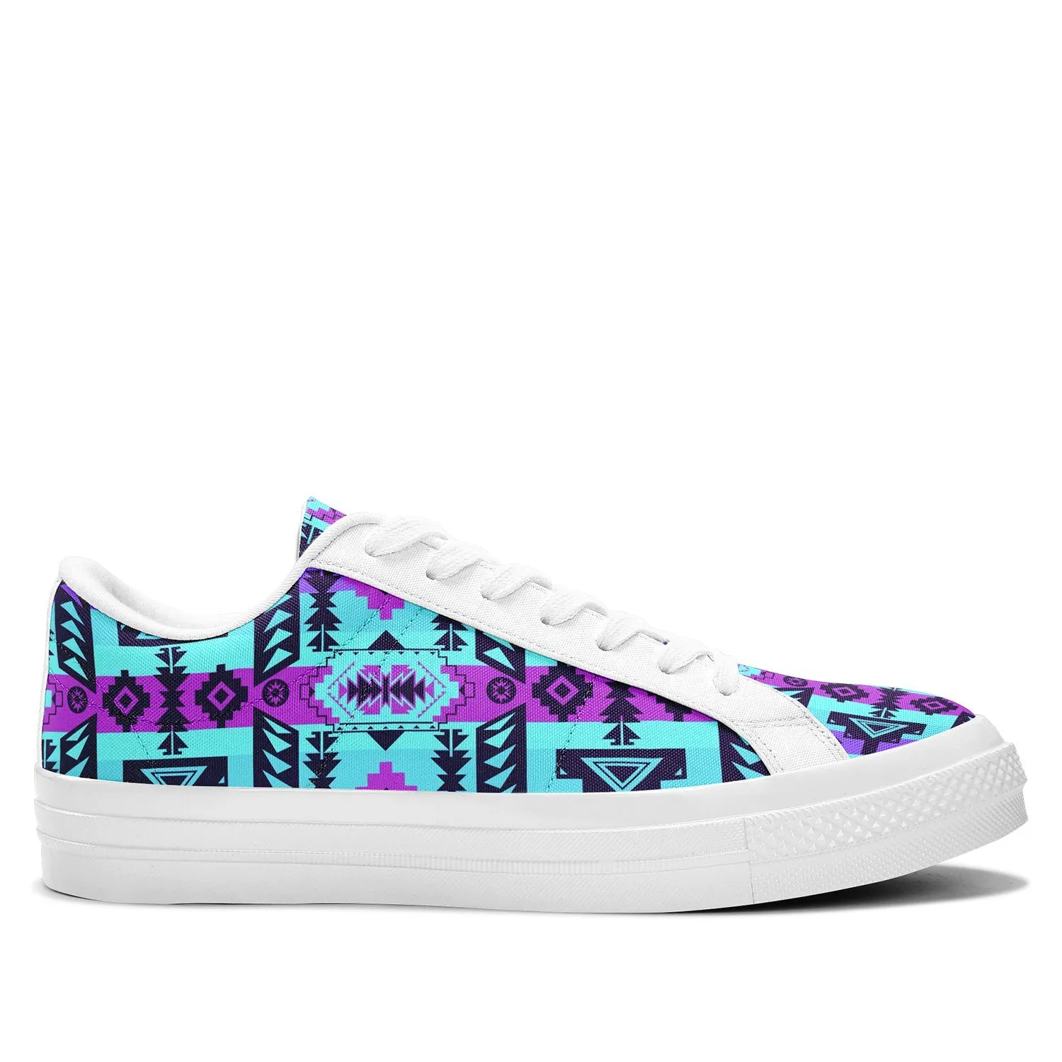 Chiefs Mountain Moon Shadow Aapisi Low Top Canvas Shoes White Sole