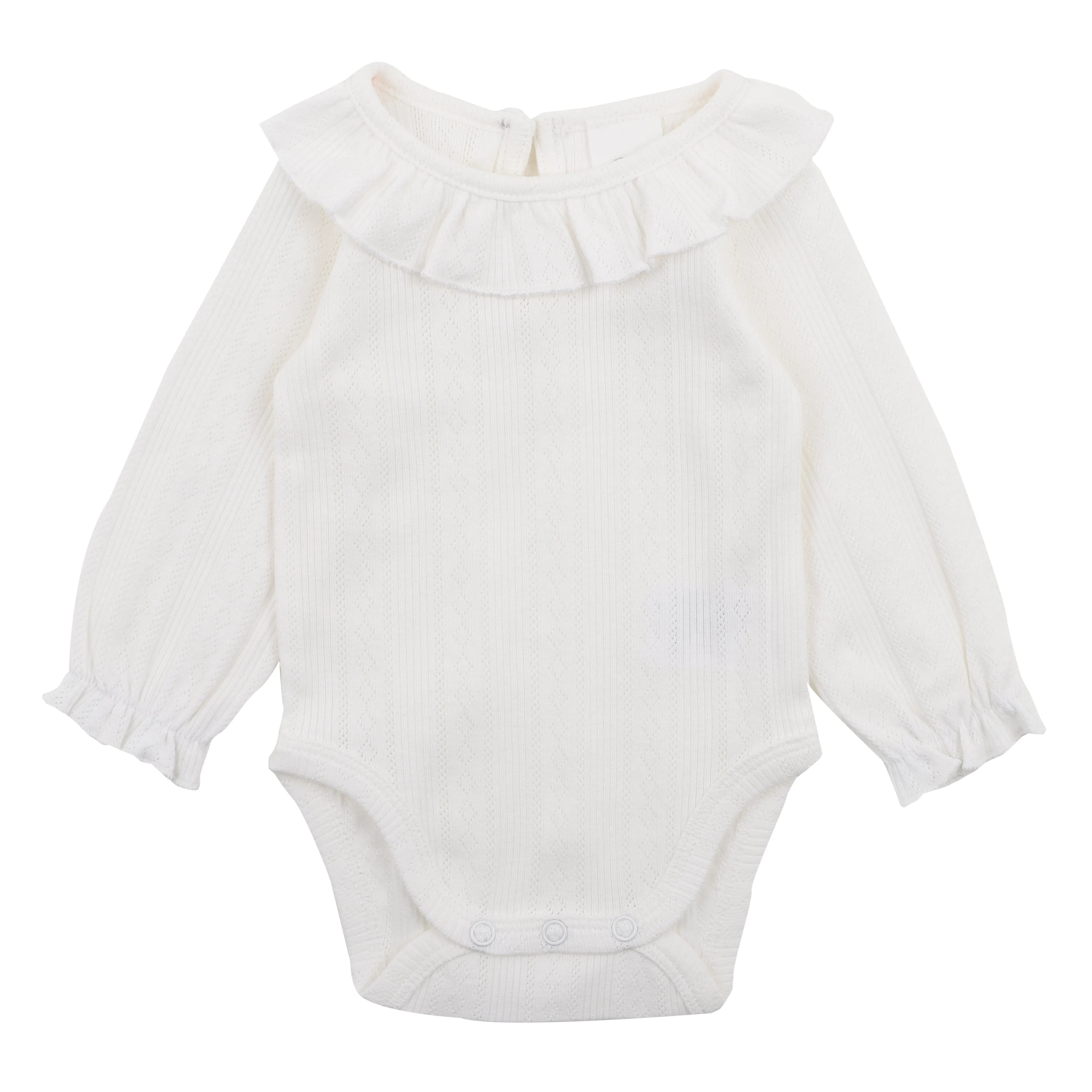 CLOUD POINTELLE LS BODYSUIT