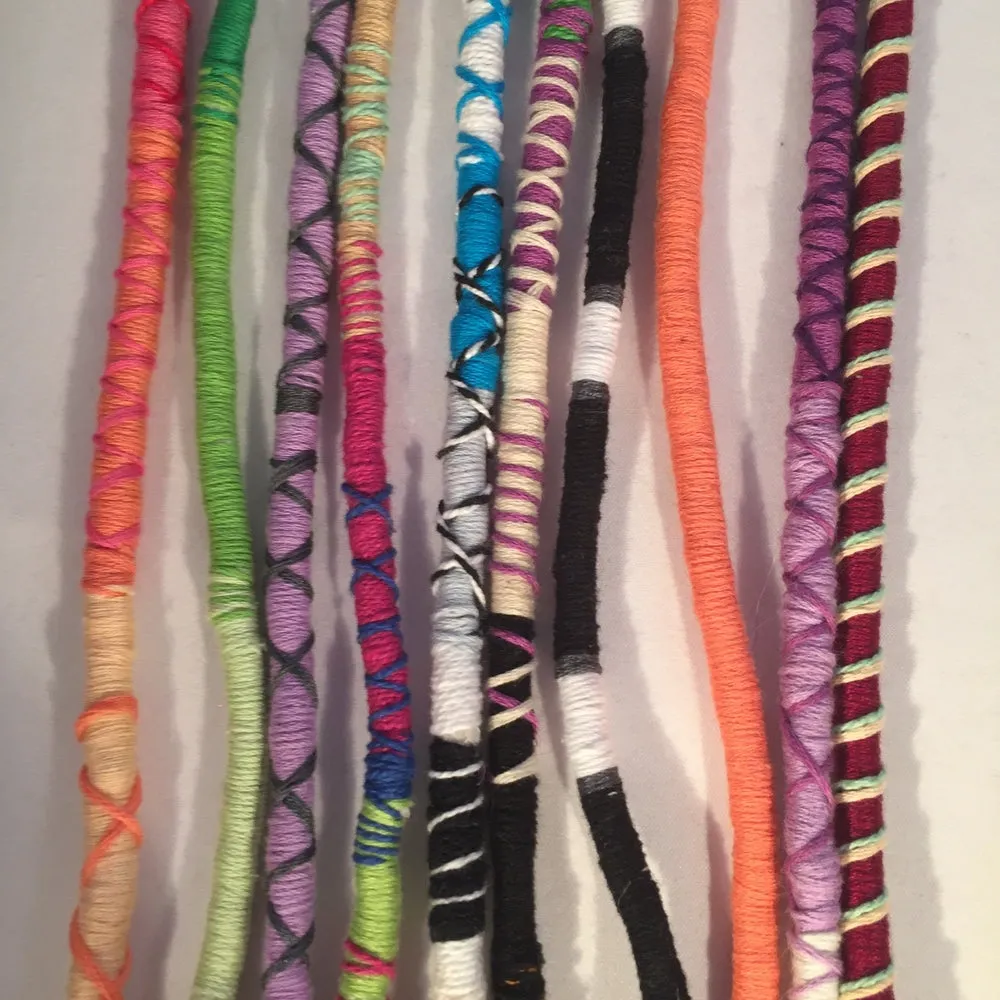 Color Blocking Hair Wrap