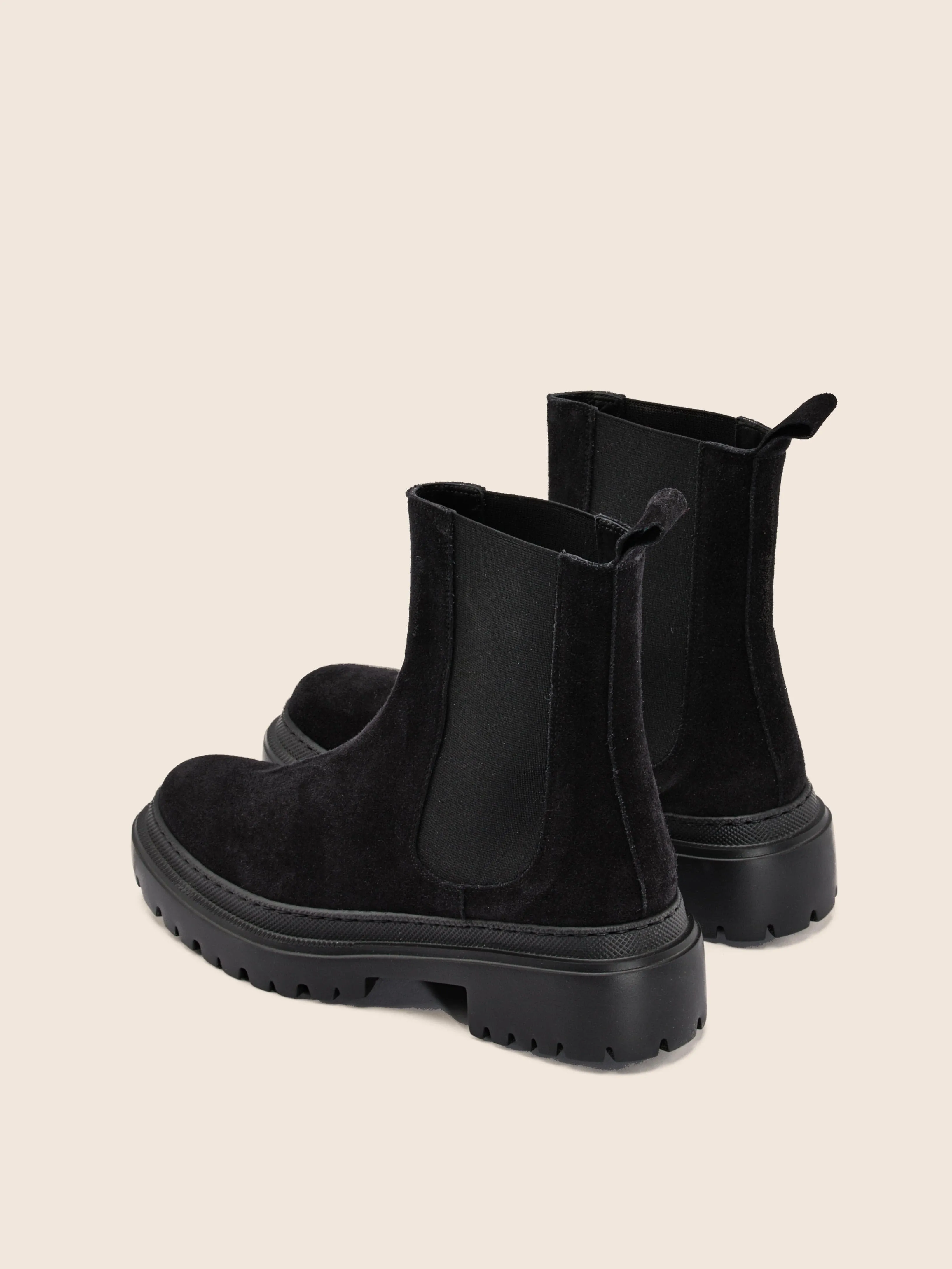 Corticella Black Suede Unlined Boot