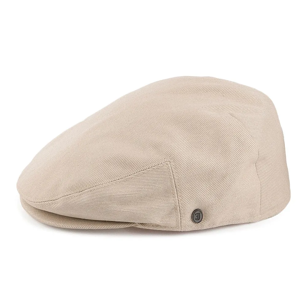 Cotton Flat Cap - Beige