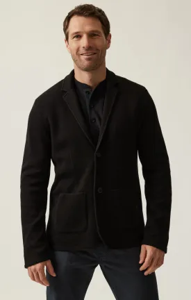 Double Face Blazer In Black