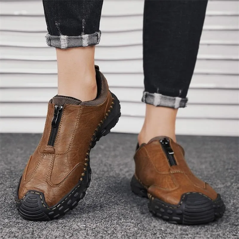 Driving Shoes Casual Flat Handmade Stitching Loafers Casual Walk Shoes | 9511