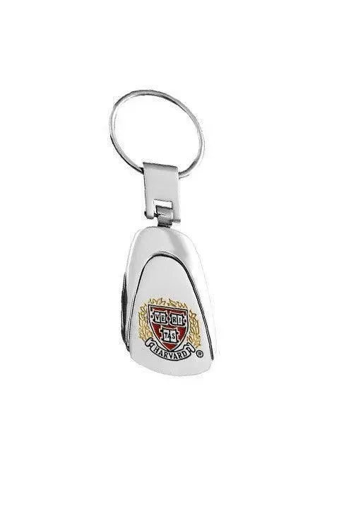 Engraved Color Harvard Keychain