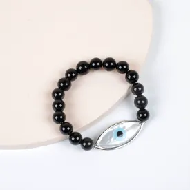 Evil Eye Onyx Bracelet