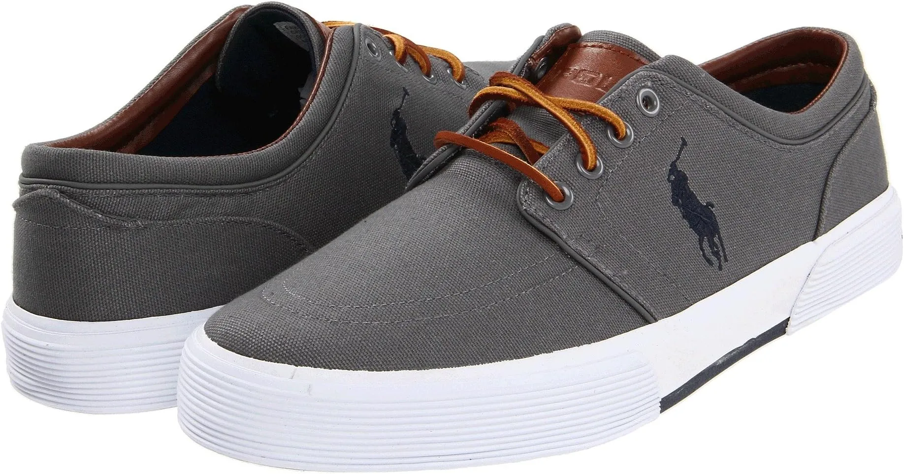 Faxon Low-Top Canvas Sneaker Polo Ralph Lauren, gray