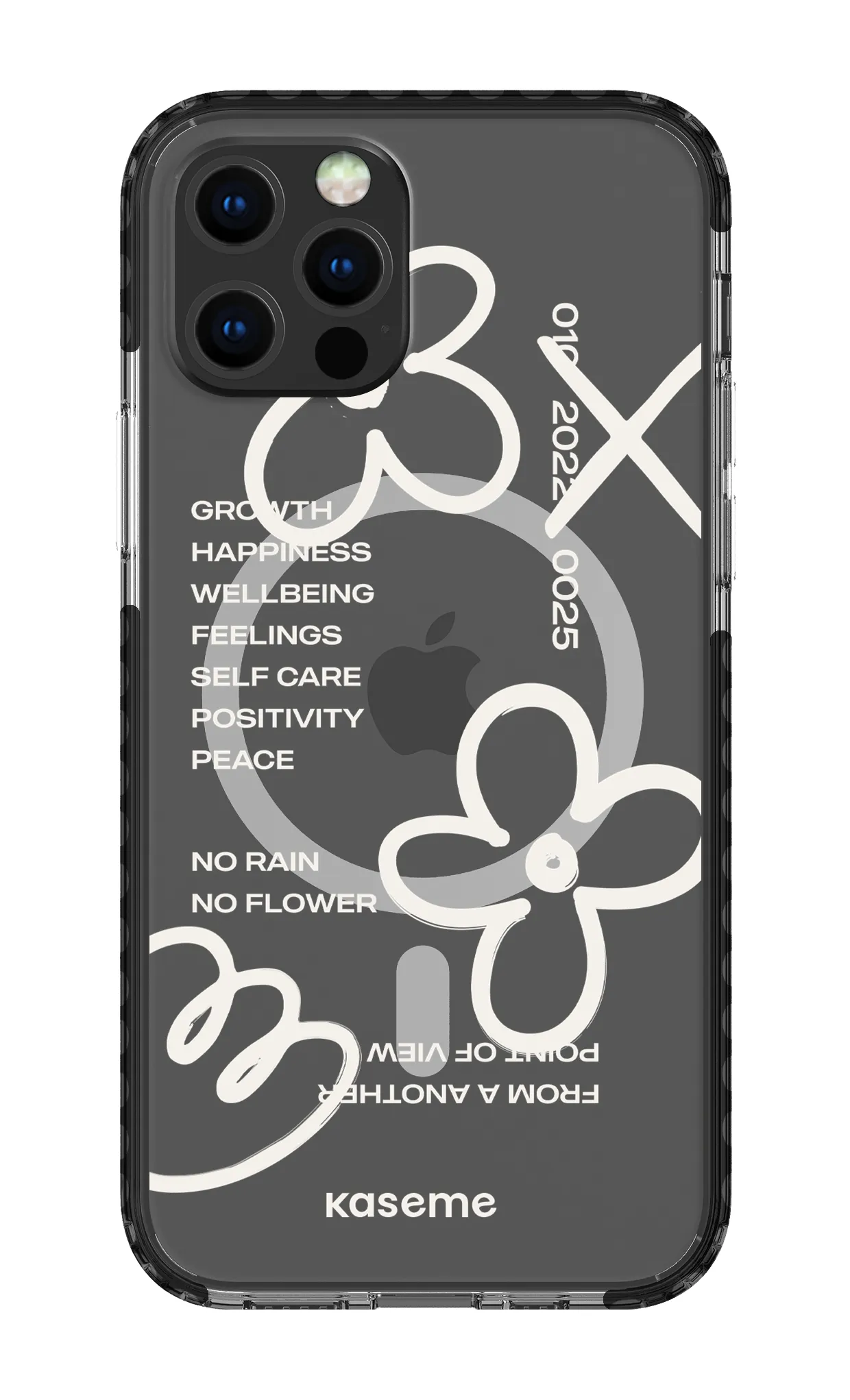 Feelings white clear case