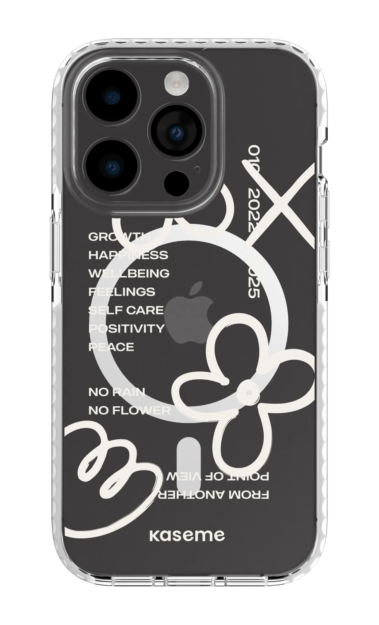 Feelings white clear case