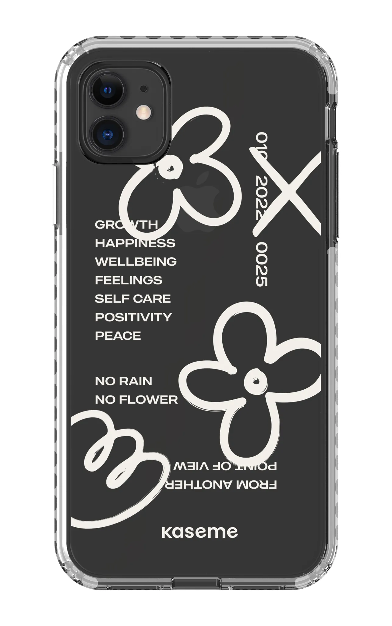 Feelings white clear case