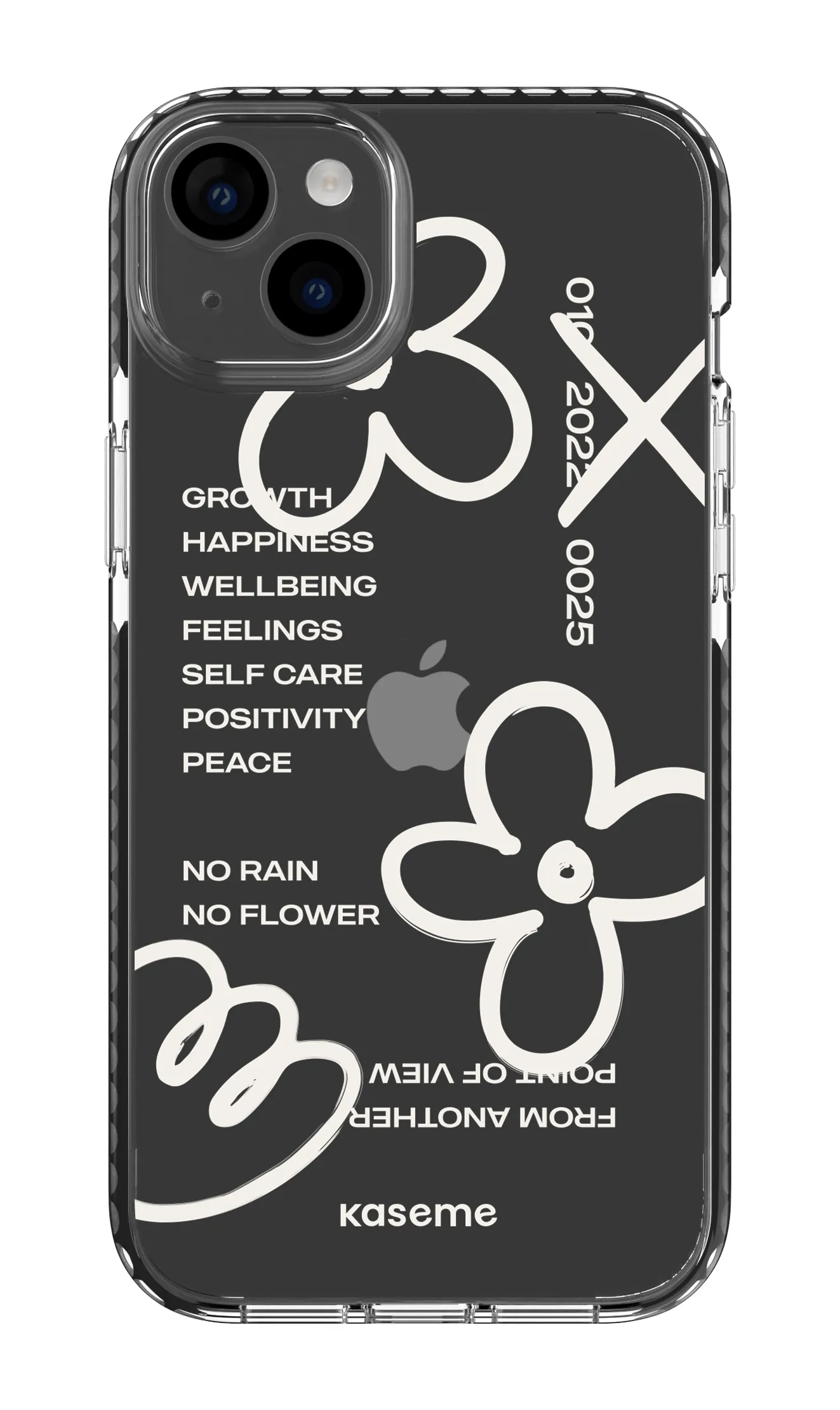 Feelings white clear case