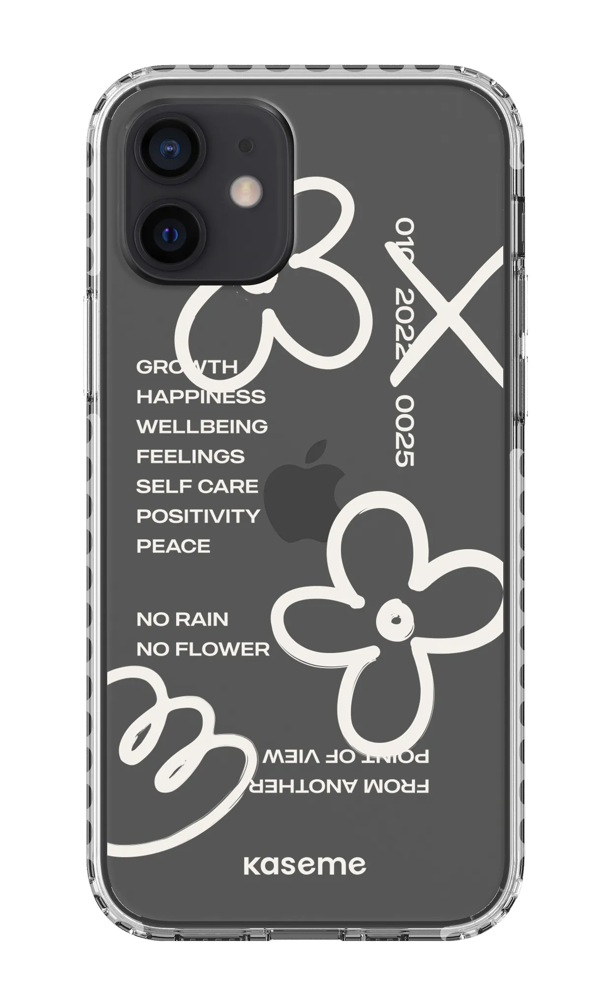 Feelings white clear case