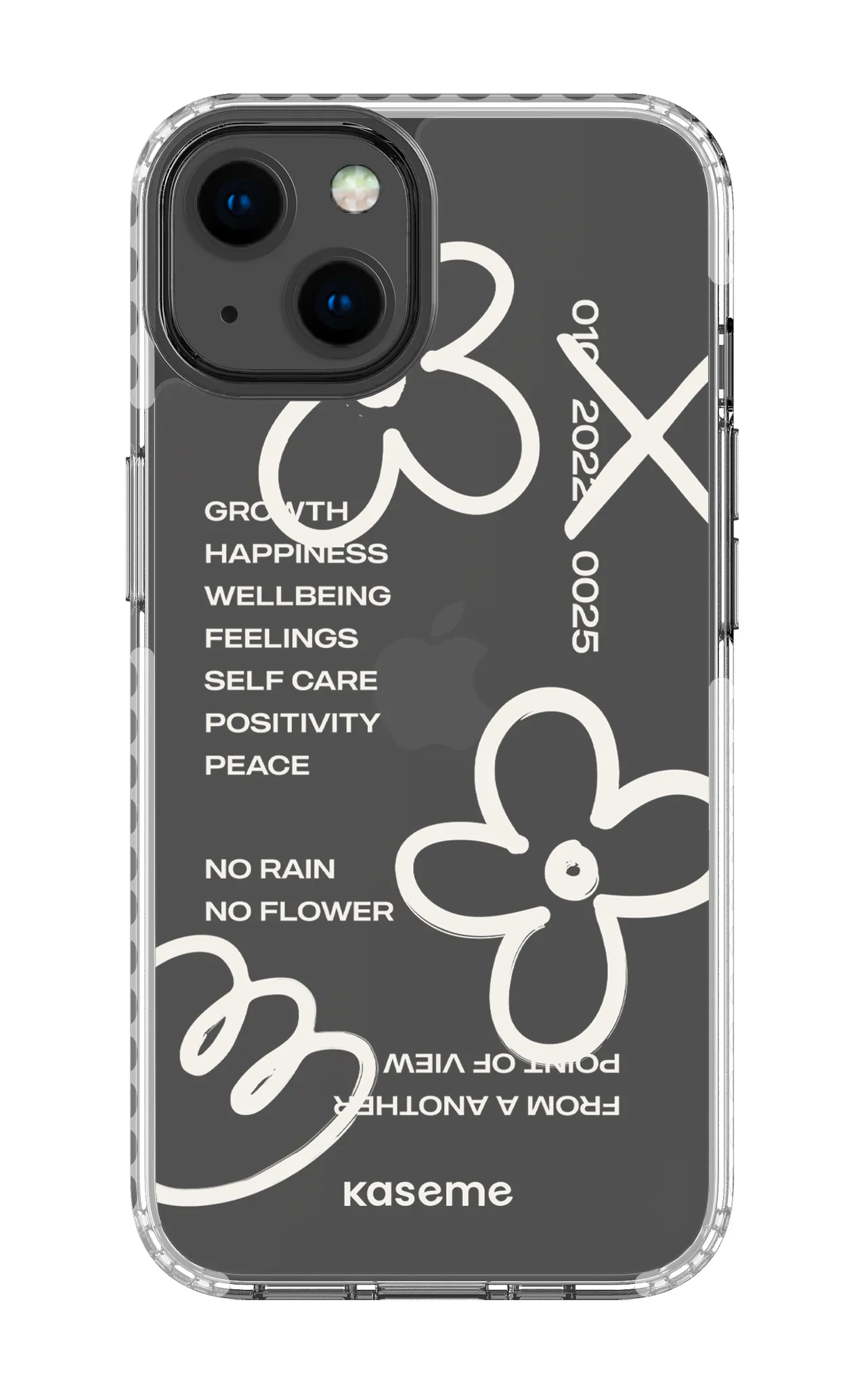 Feelings white clear case