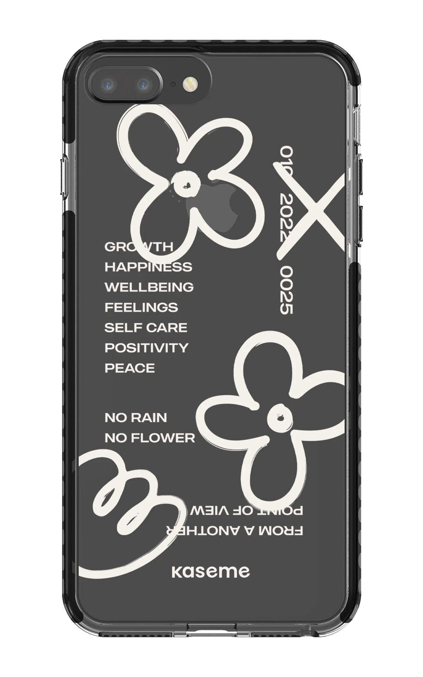 Feelings white clear case