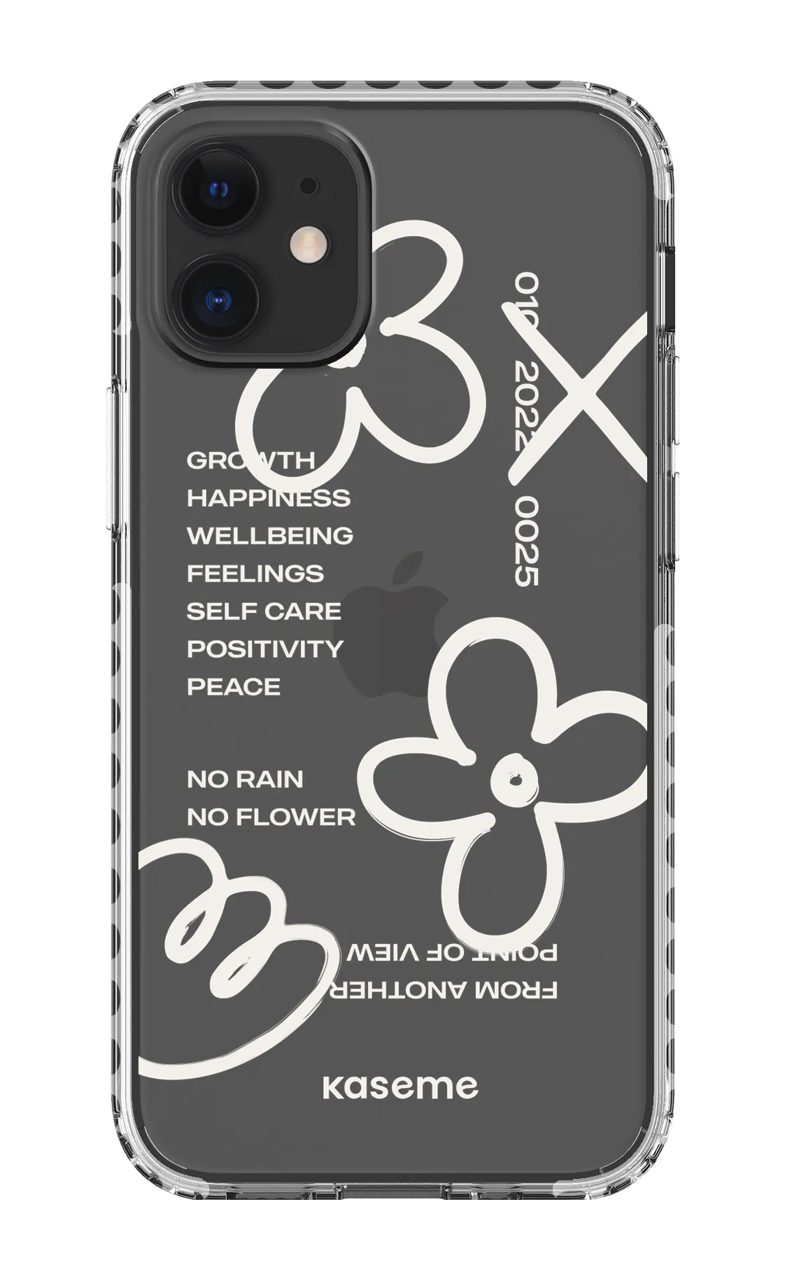 Feelings white clear case