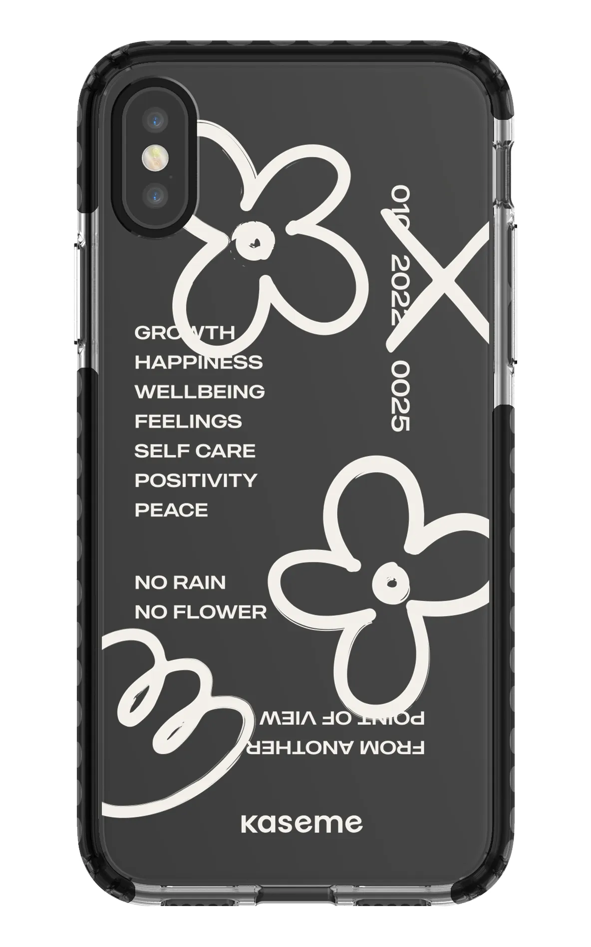 Feelings white clear case