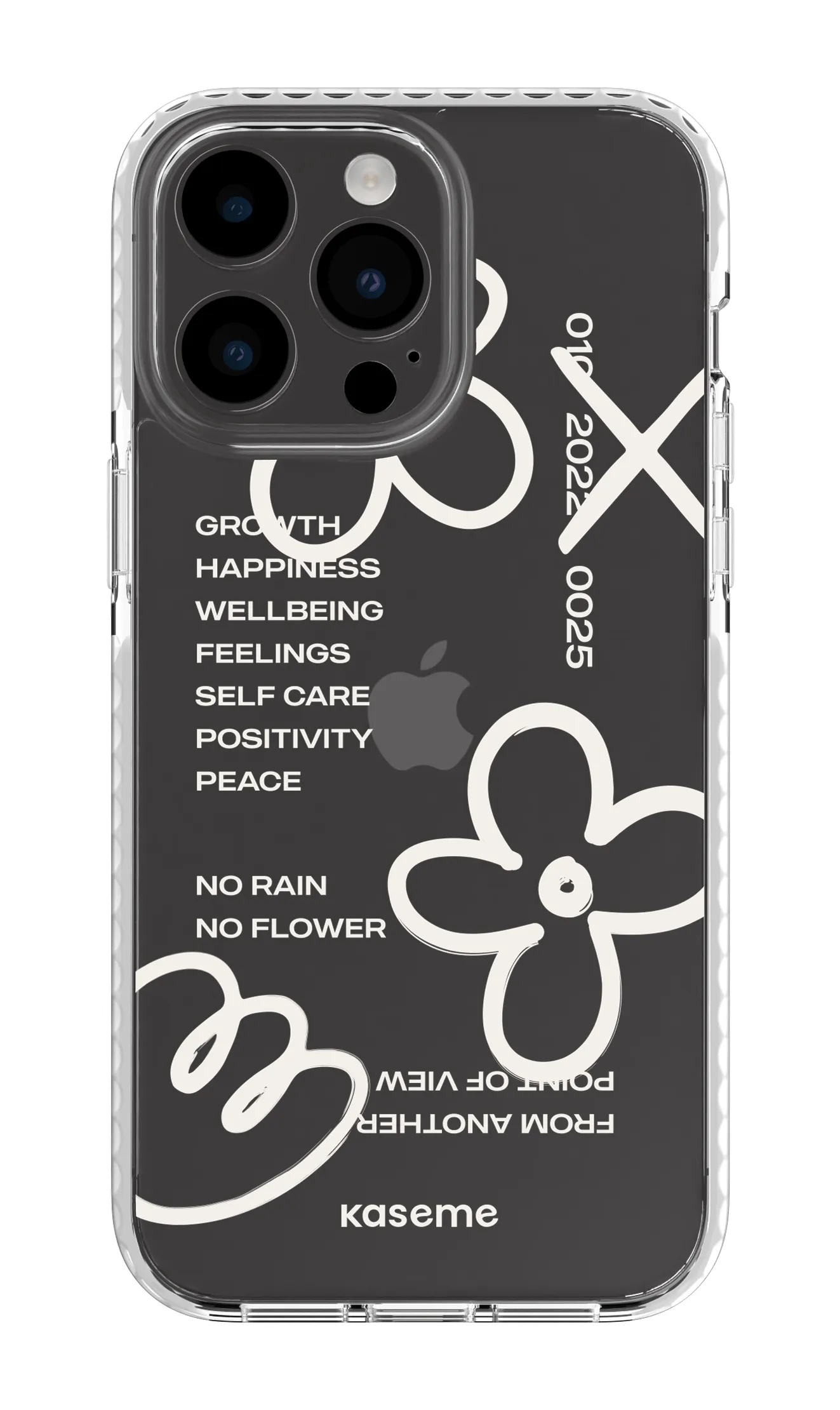 Feelings white clear case