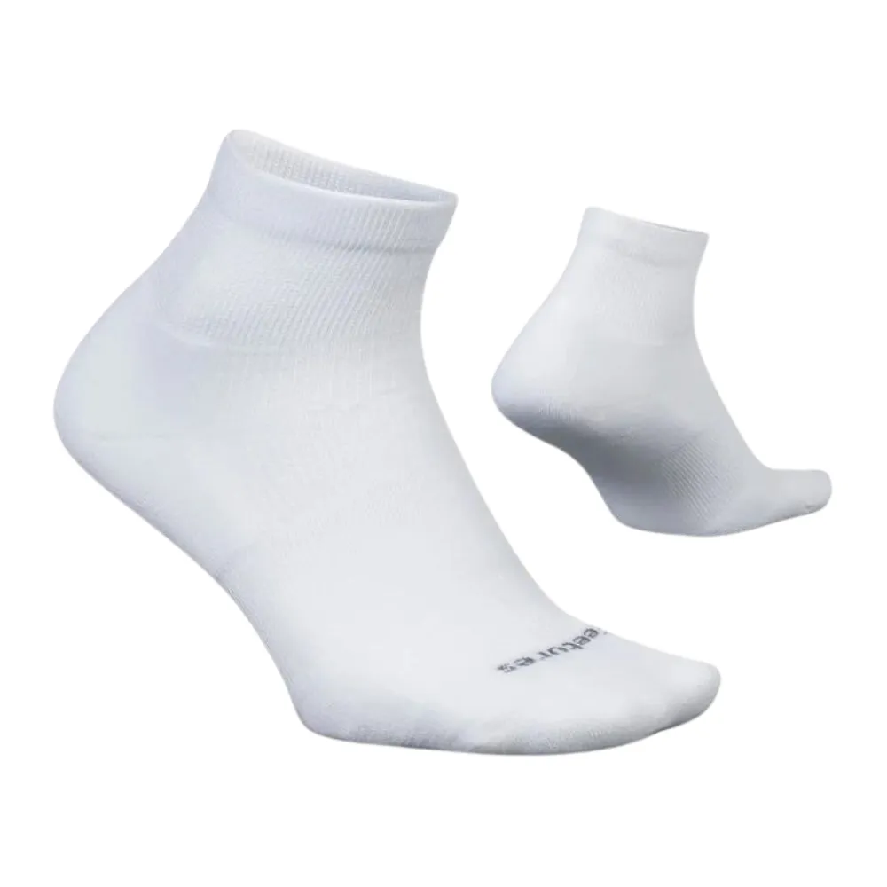 Feetures Therapeutic Max Cushion Quarter White Socks (Unisex)