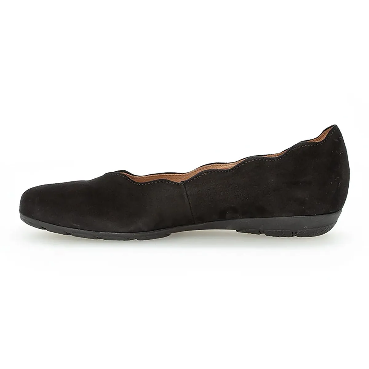 Gabor Women's 84.166.17 Ballet Black Suede