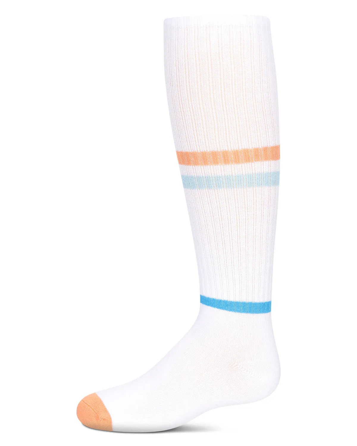 Girls' Multi Colored Stripe Knee High Socks