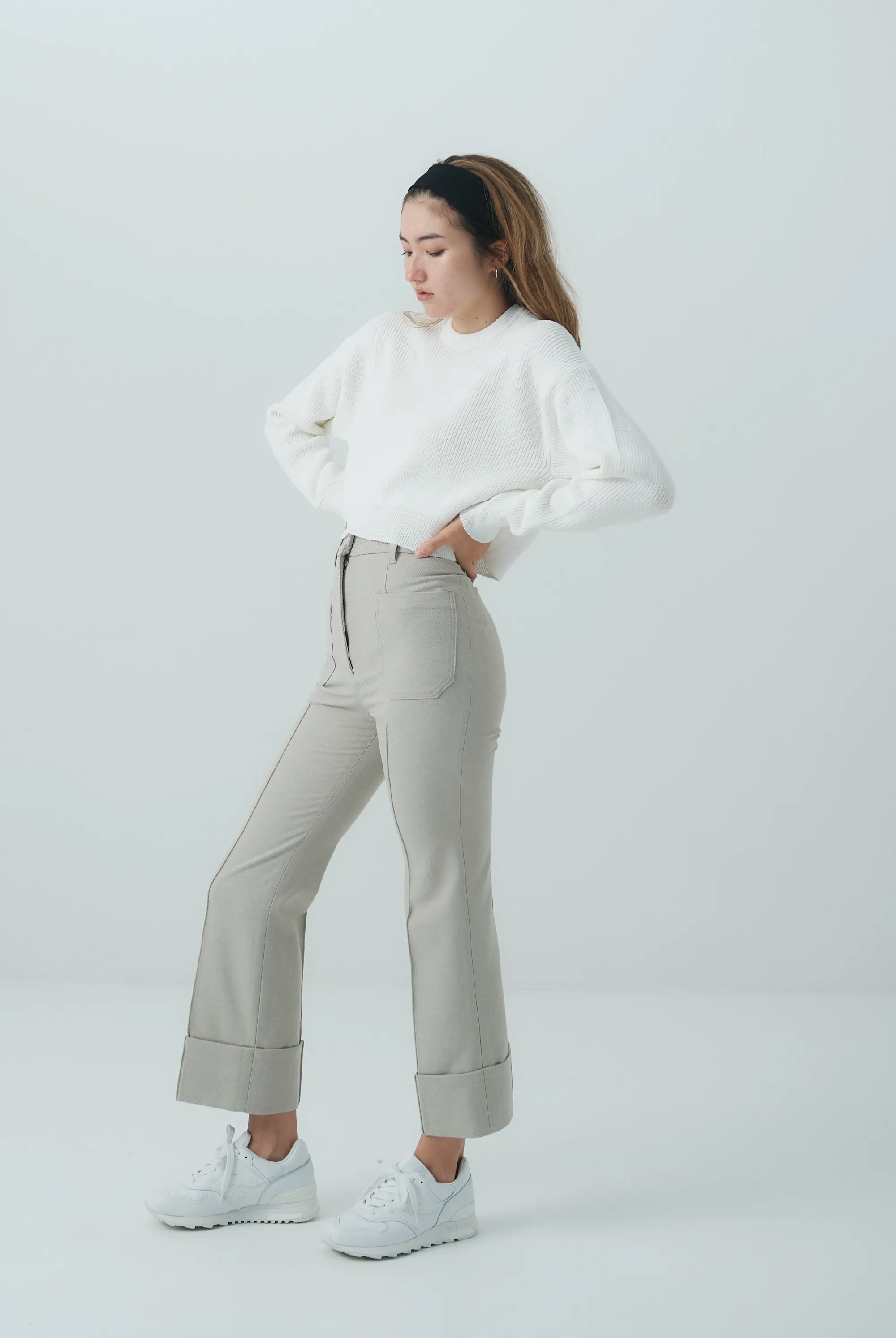 HIGHRISE TWILL PANT