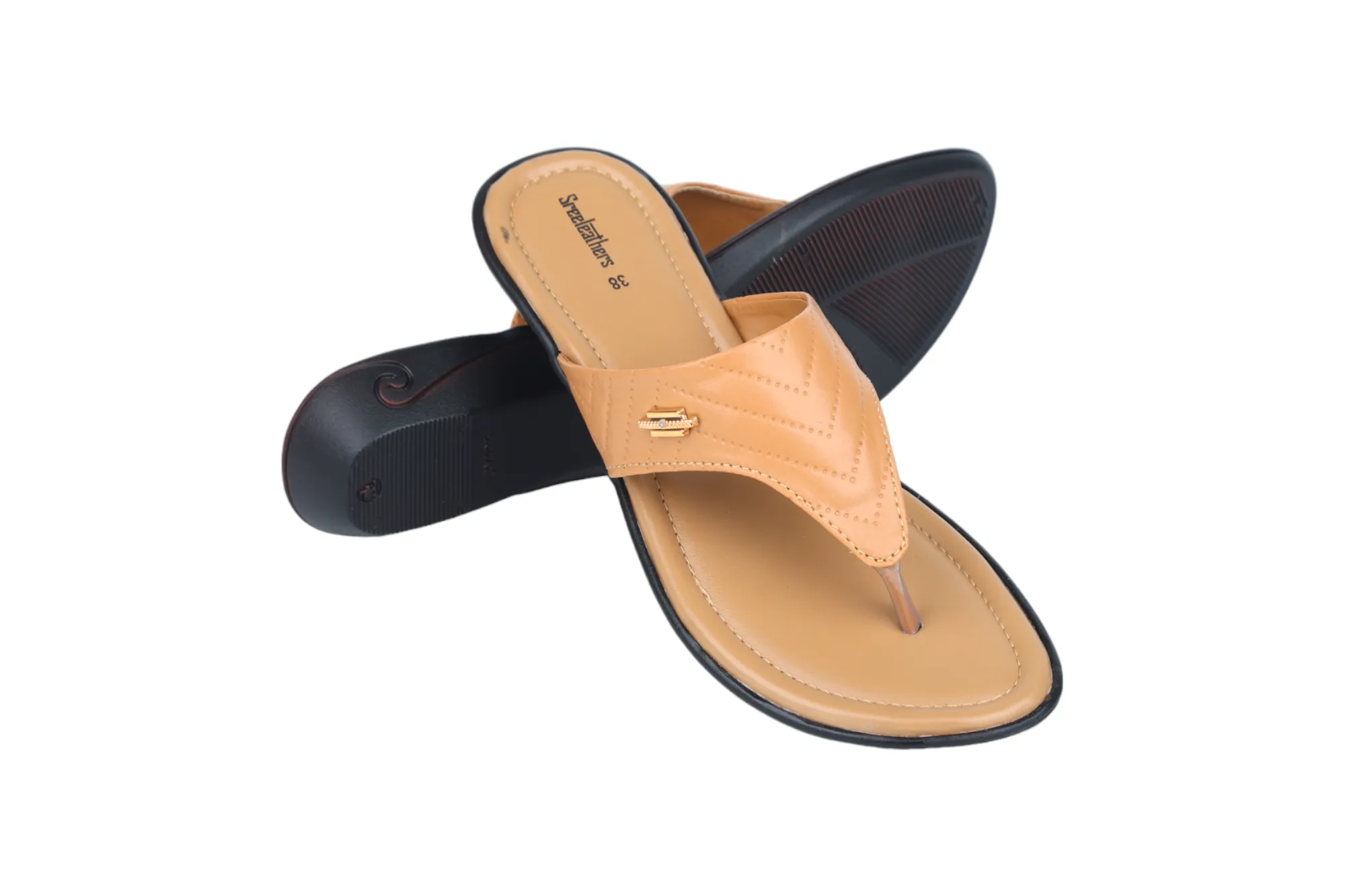 Ladies flat chappal 990358