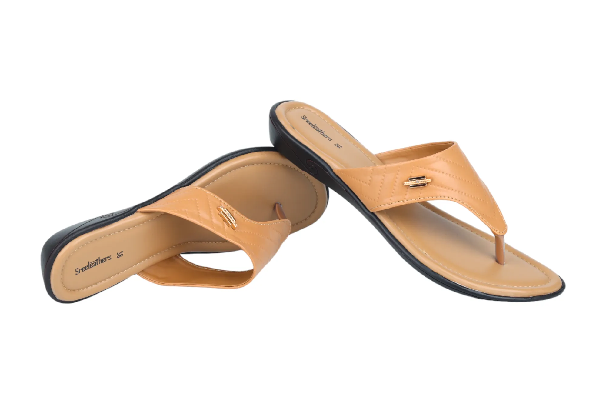 Ladies flat chappal 990358