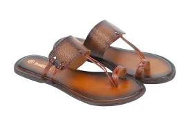 LADIES FLAT LEATHER CHAPPAL 996074