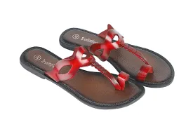 LADIES FLAT LEATHER CHAPPAL 999523