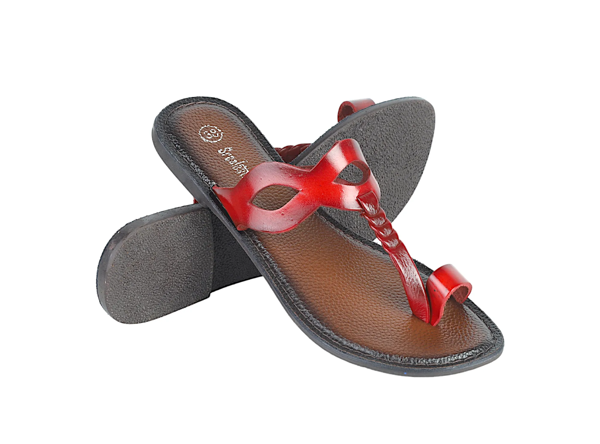 LADIES FLAT LEATHER CHAPPAL 999523