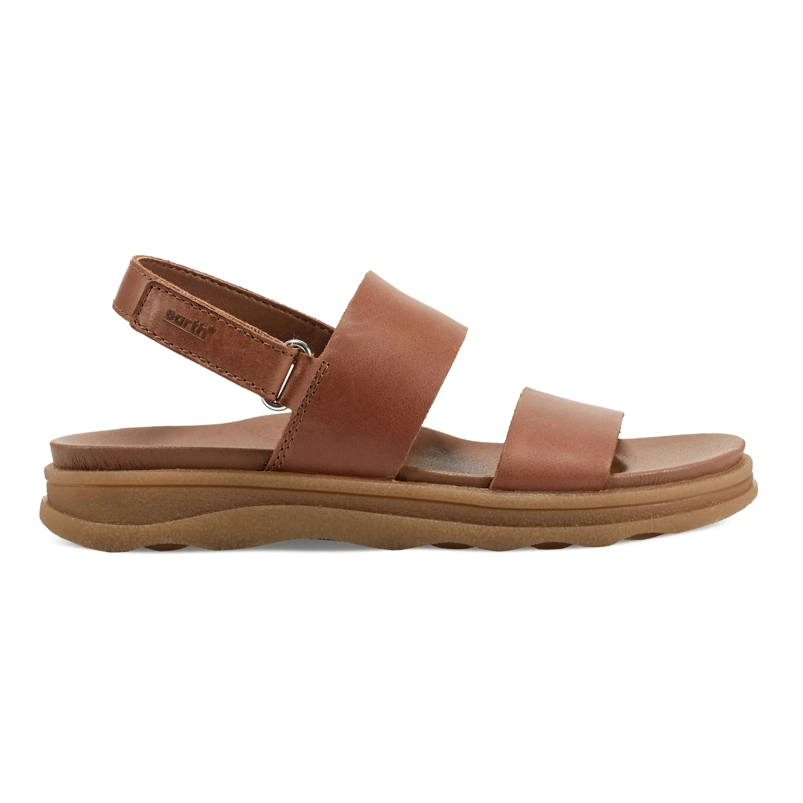 Leah Round Toe Strappy Casual Flat Sandals