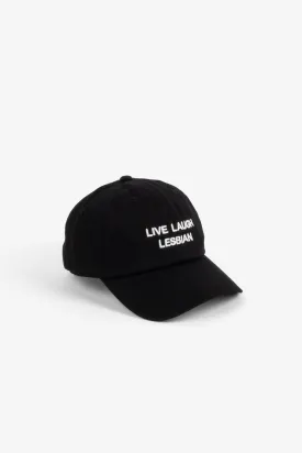 LIVE LAUGH LESBIAN DAD CAP