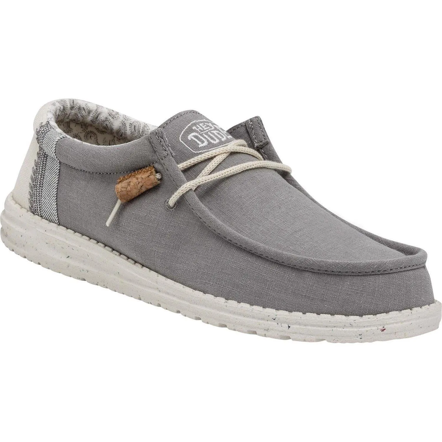 Men's Wide Fit Heydude Classic Wally Linen Shoes