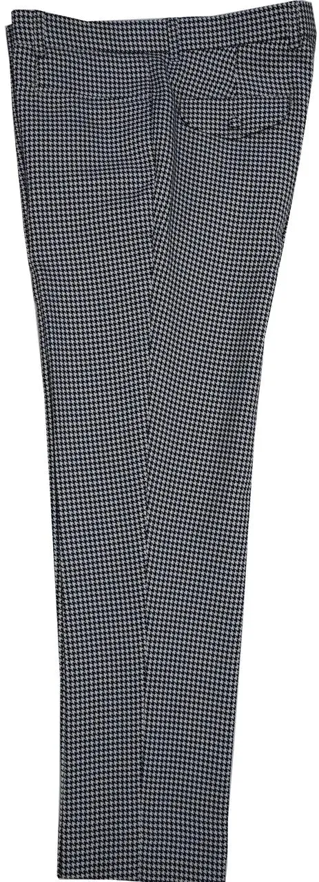 Mod Trouser | Black and White Houndstooth Trouser