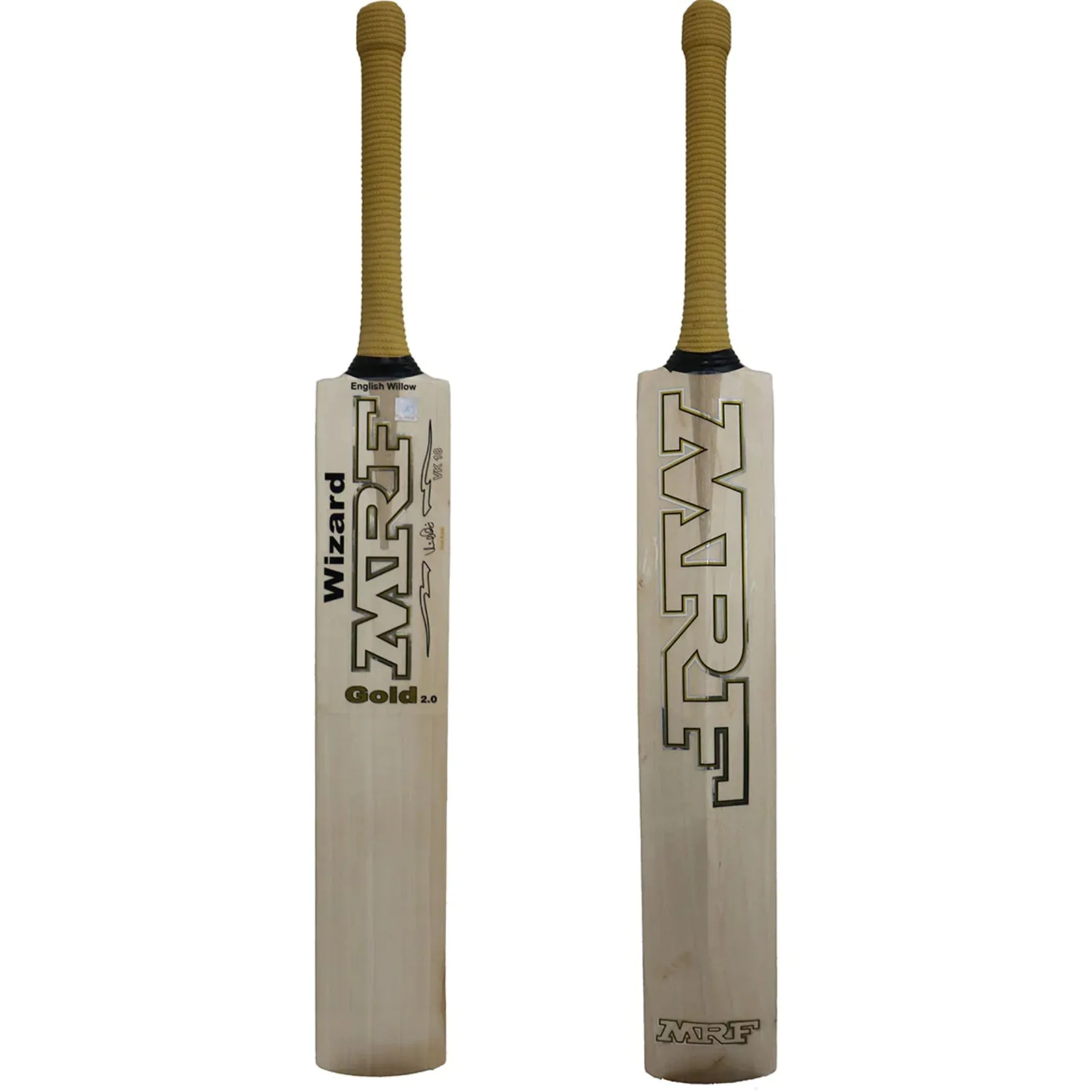 MRF Cricket Bat Wizard Gold English Willow 2024 MODEL