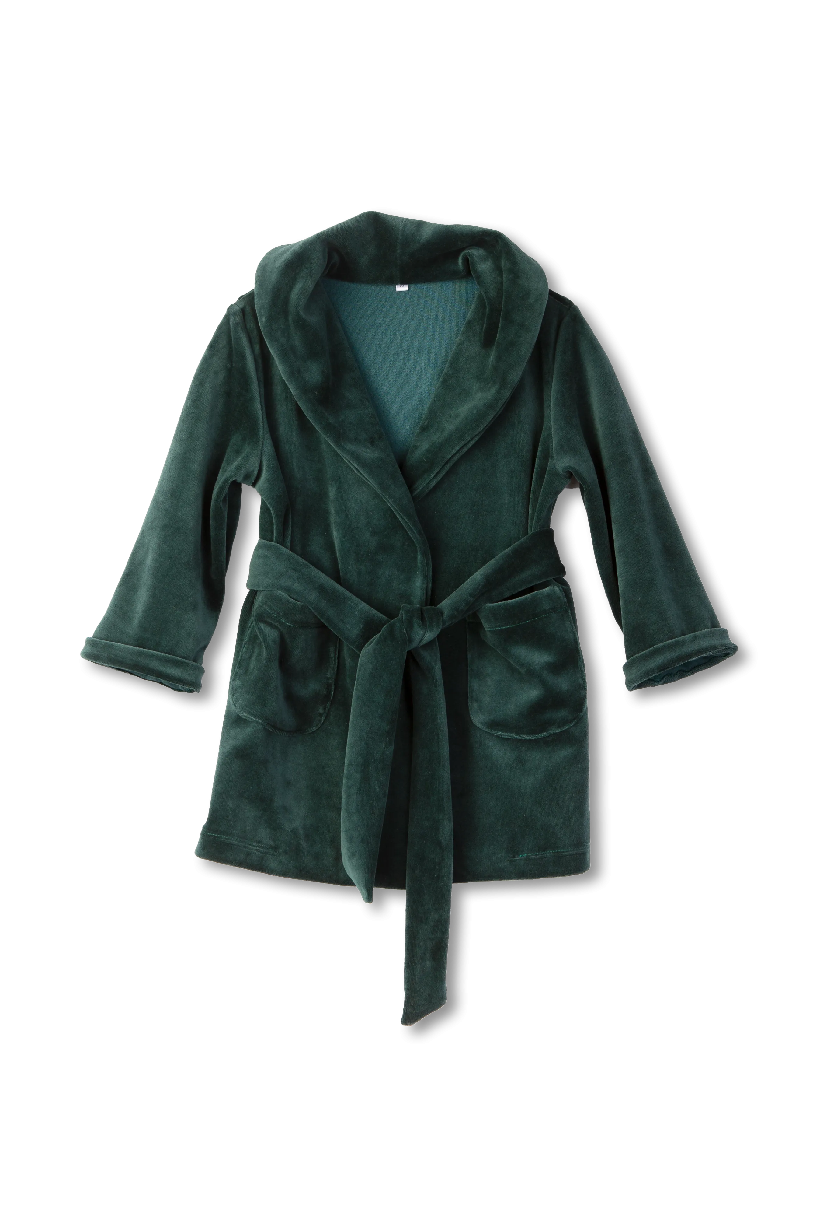 NATHAN - BOYS' BATHROBE IN EMERALD