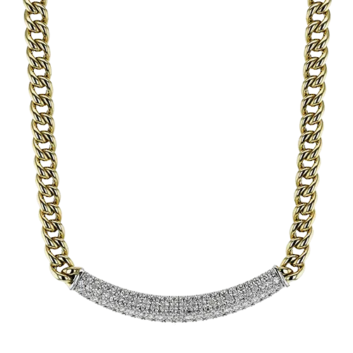 Necklace in 18k Gold with Diamonds