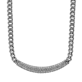 Necklace in 18k Gold with Diamonds