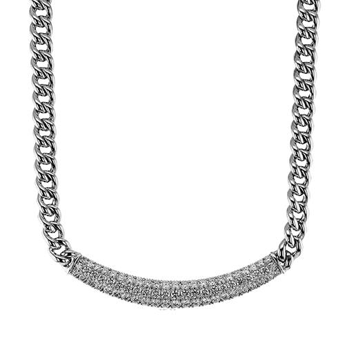 Necklace in 18k Gold with Diamonds