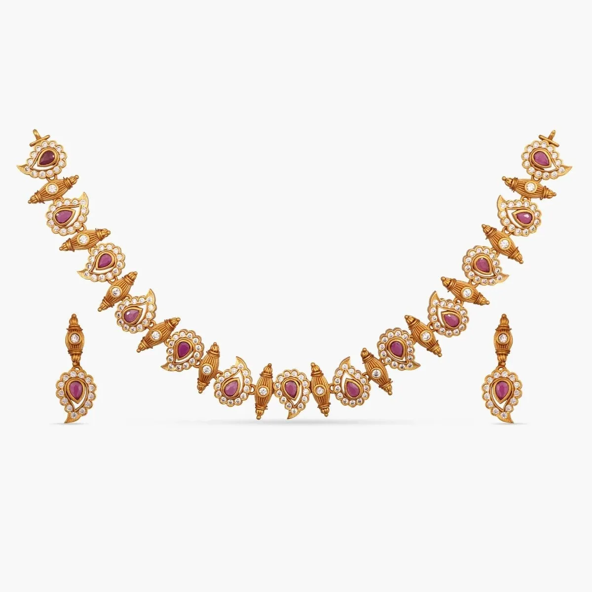 Niranjana Antique Necklace Set