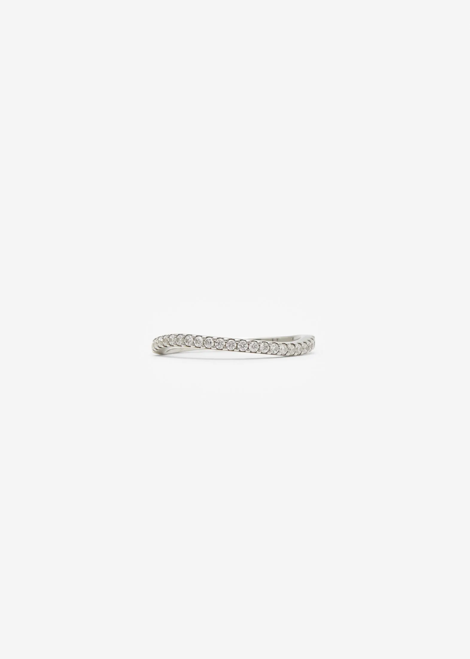 Organic Scallop Set Full Eternity Band 0.01 ct