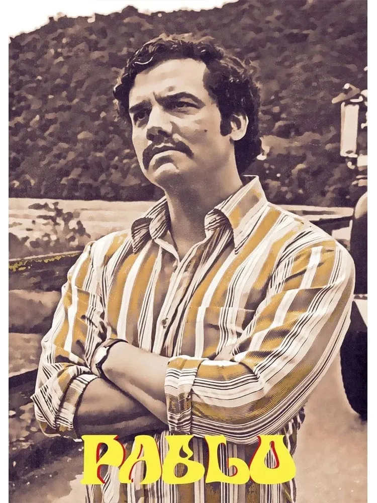 Pablo Escobar Narcos Canvas Artwork Prints Modern Wall Art