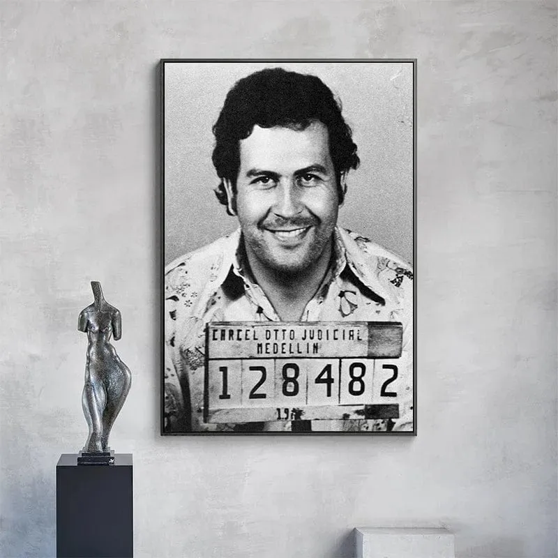 Pablo Escobar Narcos Canvas Artwork Prints Modern Wall Art