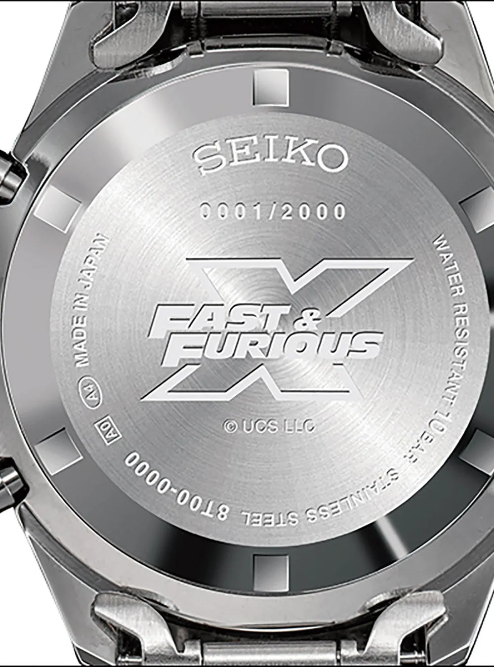 SEIKO x FAST & FURIOUS / FIRE BOOST COLLABORATION WATCH LIMITED EDITION MADE IN JAPAN