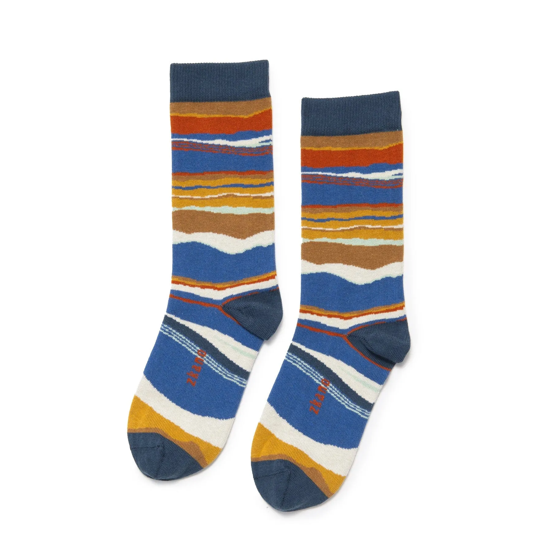 Sierra - Organic Cotton Crew Socks - Sunrise