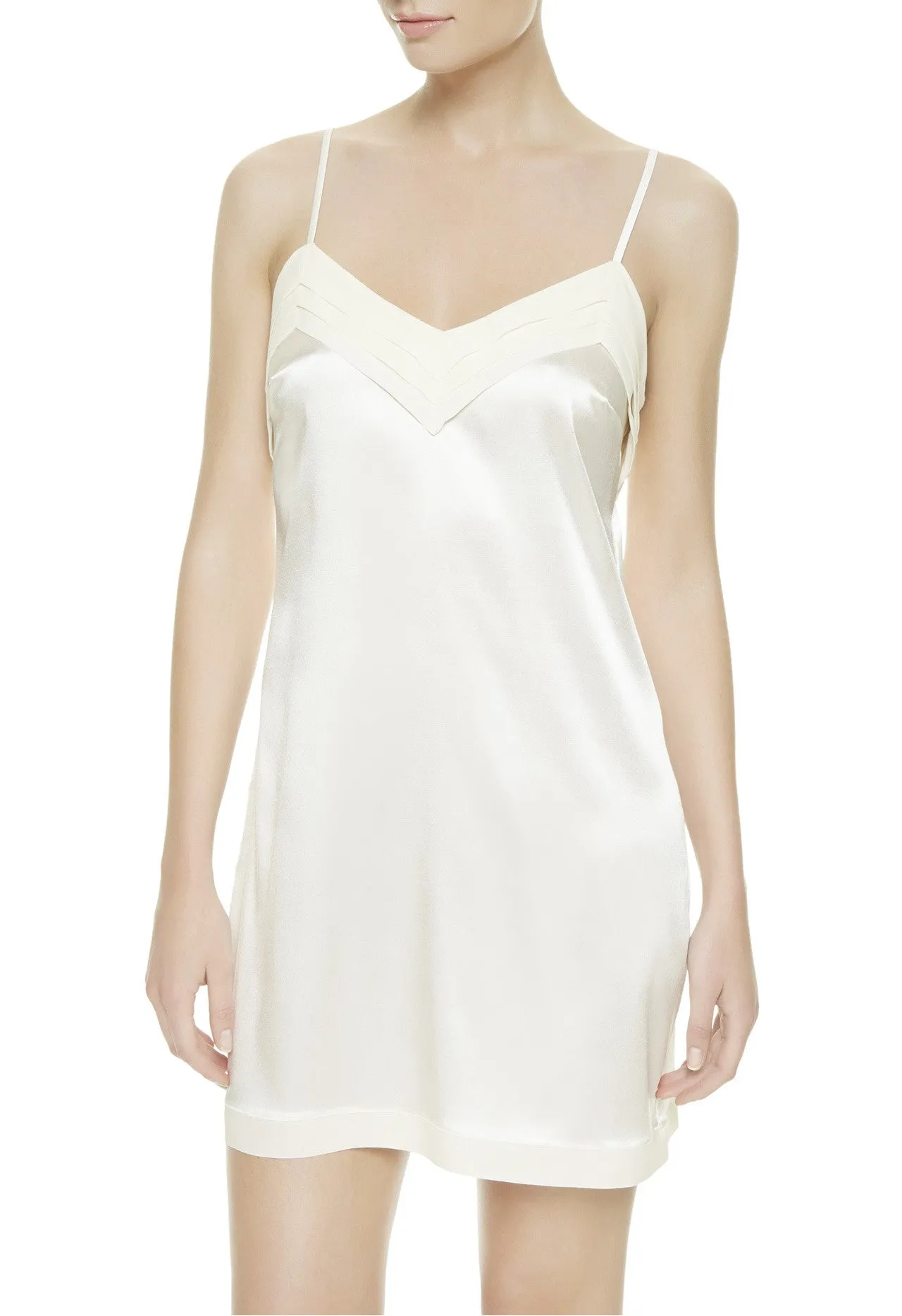 Silk Essence Nightgown in White